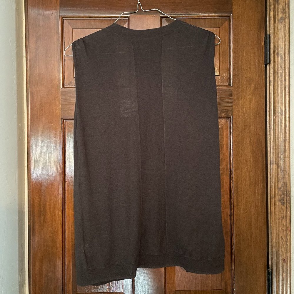NWOT Rogan For Target size XL gray linen-organic cotton vest - Picture 2 of 9